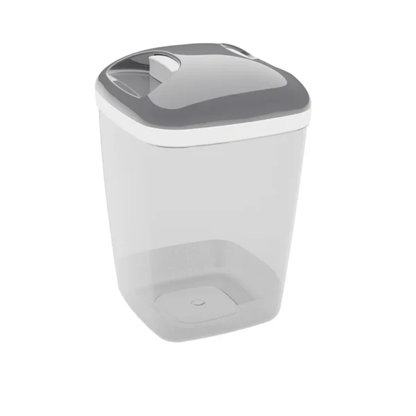 Hermético AromaKeepers Alto Tapa Pequena 1200 ml Cinza