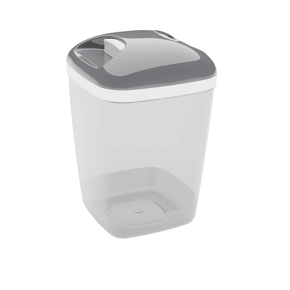 Hermético AromaKeepers Alto Tapa Pequena 1200 ml Cinza