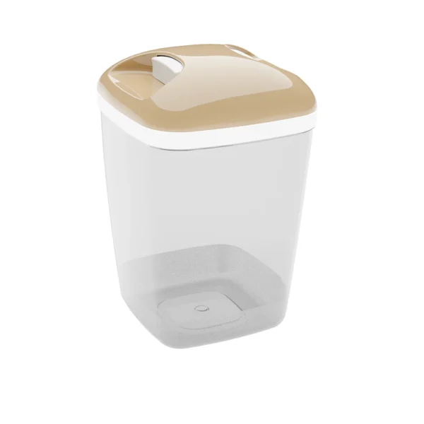 Hermético AromaKeepers Alto Tapa Pequena 1200 ml Latte Beige