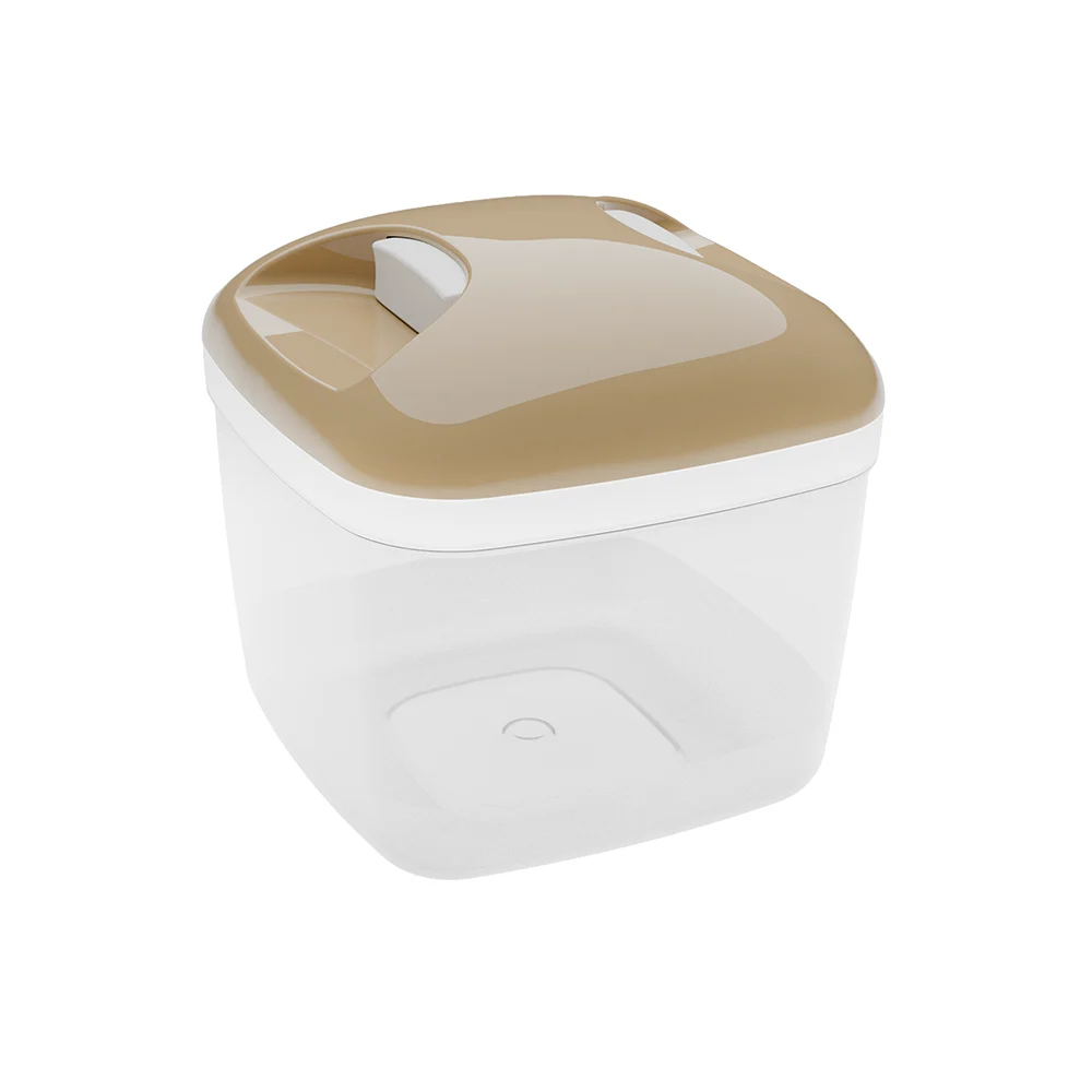 Hermético AromaKeepers Bajo Tapa Pequena 600 ml Latte Beige