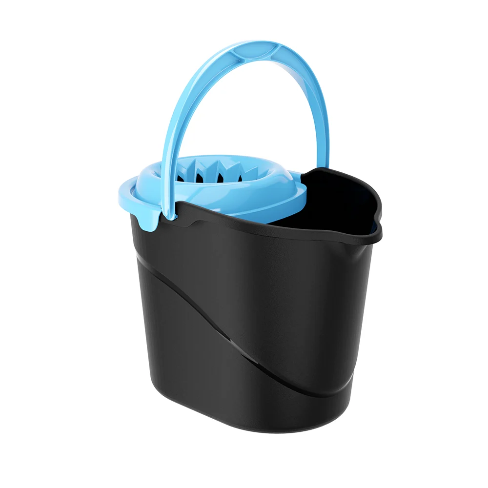 Balde BestDrip Preto com Azul Cian