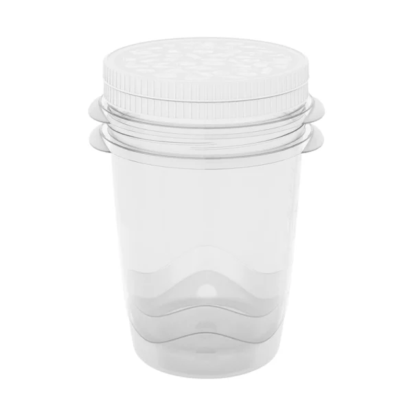 Conjunto de 2 Herméticos con rosca FreshCool de Practiline redondos Brancos 1000 ml