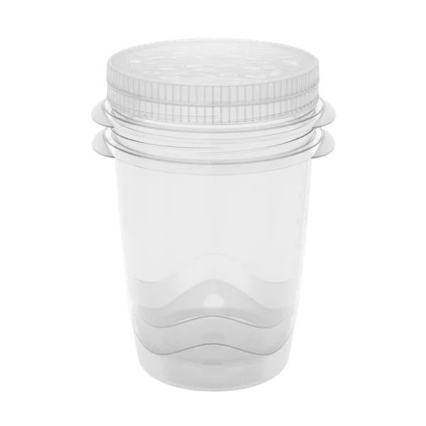 Conjunto de 2 Herméticos con rosca FreshCool de Practiline redondos Brancos1000 ml