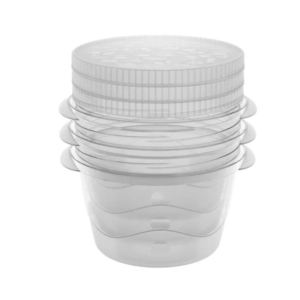 Conjunto de 3 Herméticos con rosca FreshCool de Practiline redondos Transparentes 550ml