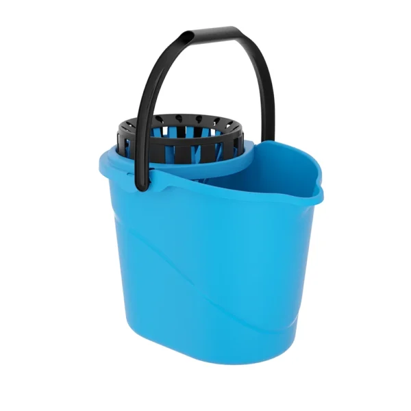 Balde EasyDrip Practiline Azul Cian com Espremedor Cian