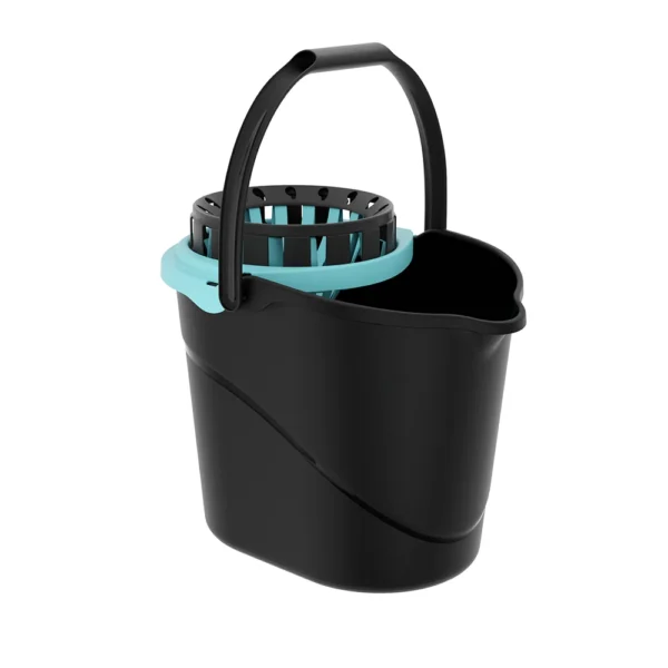Balde EasyDrip Practiline Preto com Espremedor Artic Blue