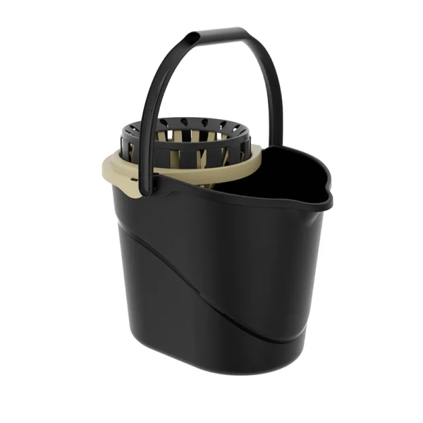 Balde EasyDrip Practiline Preto com Espremedor Latte Beige