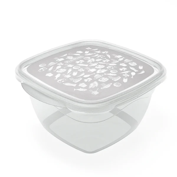 Hermético FreshCool Practiline Cuadrado1300 ml Transparente