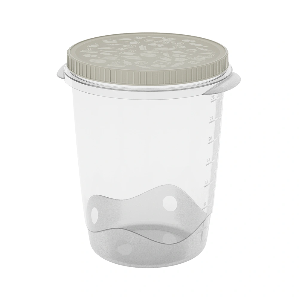 Hermético con rosca FreshCool de Practiline Taupe Gray 1000 ml