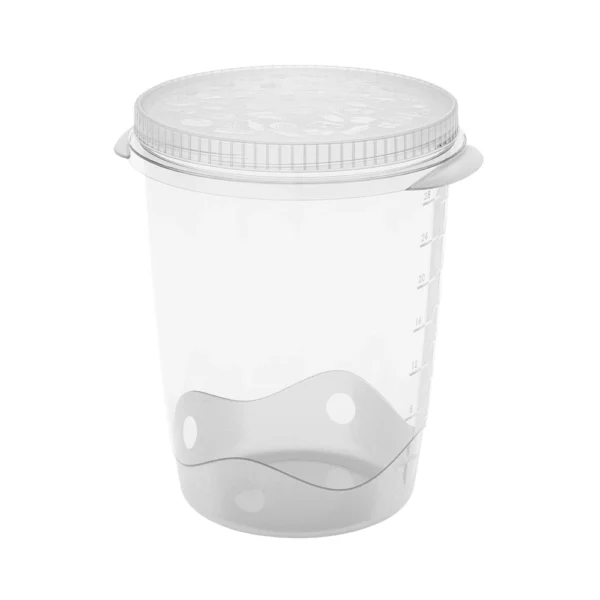 Hermético con rosca FreshCool de Practiline redondo Transparente 1000 ml