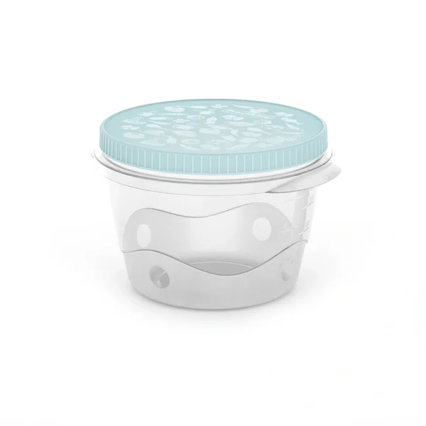 Hermético con rosca FreshCool de Practiline redondo Artic Blue 550ml