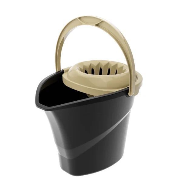 Balde CoolDrip Preto com Latte Bege