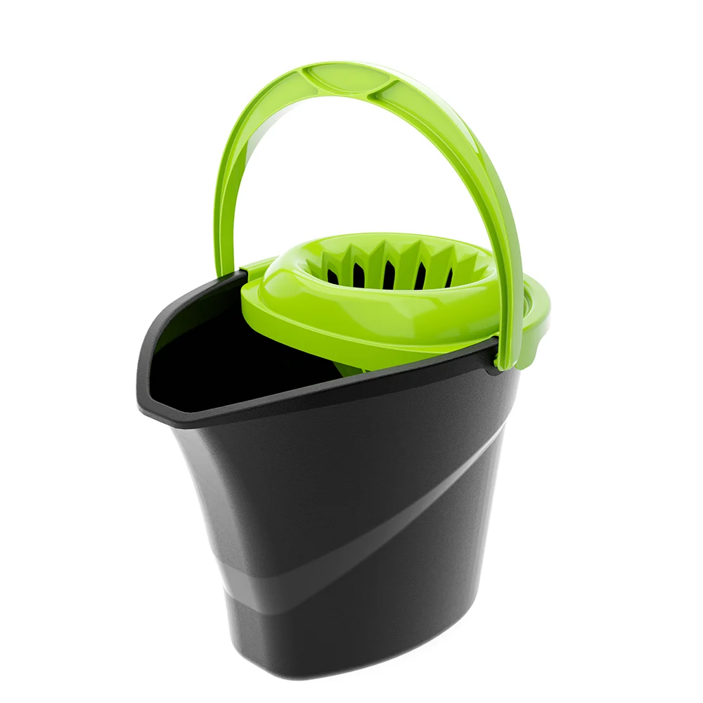 Balde CoolDrip Preto com Verde Lima