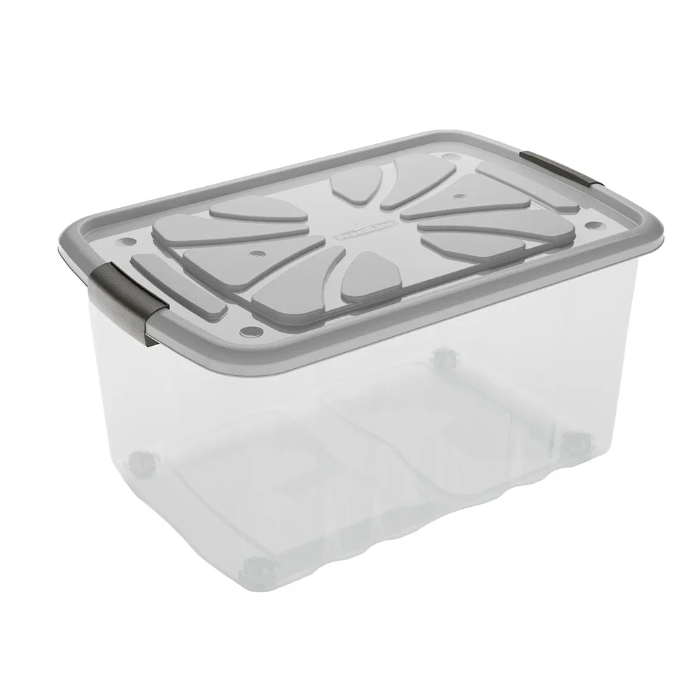 caixa EasyBox de Practiline 45 Litros Cinza