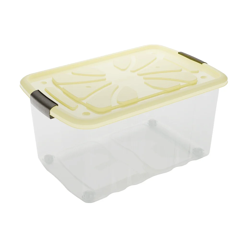caixa EasyBox de Practiline 45 Litros Soft yellow
