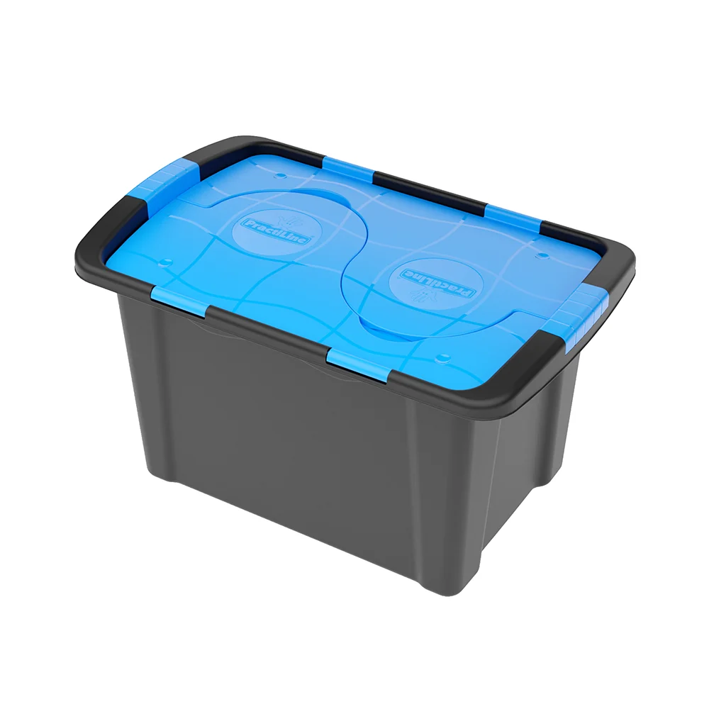 caixa Forte de Practiline com tampas Azul Cian