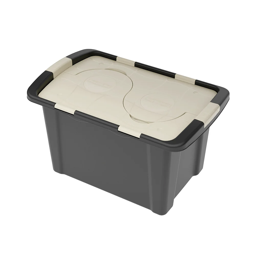 caixa Forte de Practiline com tampas Taupe Gray