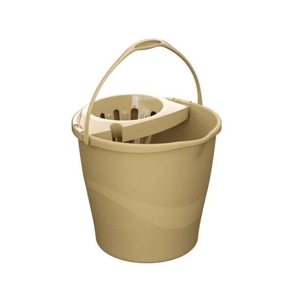 Balde RoundDrip Practiline Latte Beige com espremedor Latte Beige