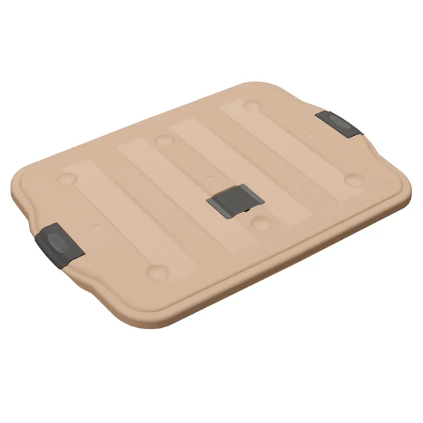 Tampa para caixa plástica BigBox Practiline Latte Beige