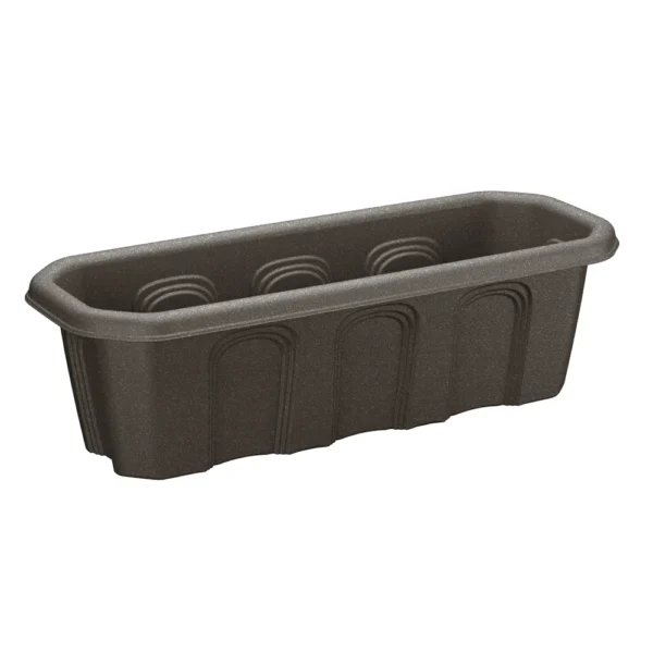 Floreira Antique 610x230x180 Antracita de Practiline